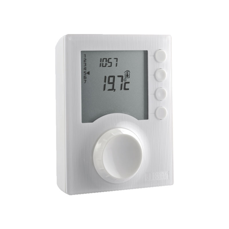 Termostato DELTA DORE TYBOX 117+ programable para calefacción (con cable)