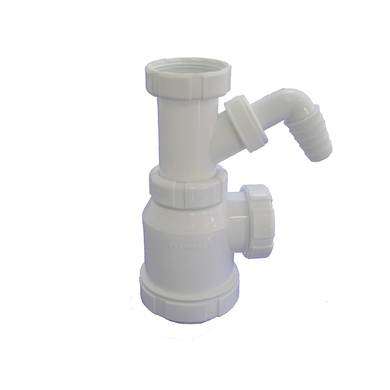 SIFON BOTELLA RACOR/EXTENSIBLE CON TOMA LAVADORA 1-1/2 x Ø20 x 1-1/2-Ø40