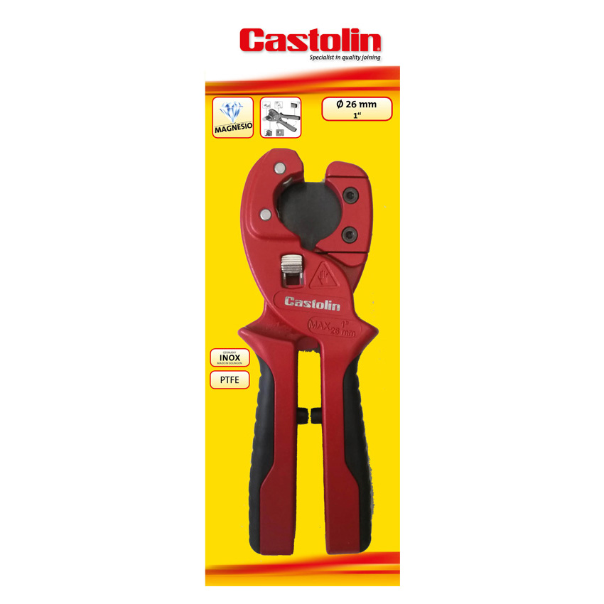 TIJERA CORTATUBOS MULTICAPA CASTOLIN 13005 (MAX. 26mm)