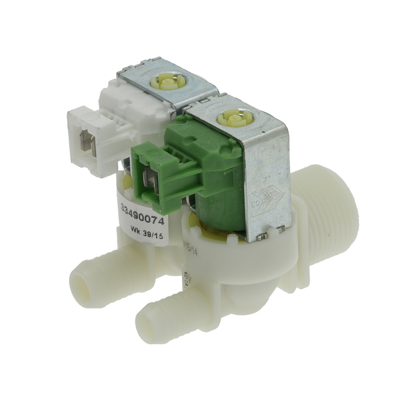 ELECTROVALVULA ZANUSSI 2 VIAS S/BRIDA S.180º SALIDA 12 Y 14 mm