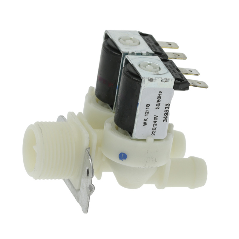 ELECTROVÁLVULA ELBI TYPE 353 2 VÍAS 180° entrada 3/4 - dos salidas ø 13 5 mm