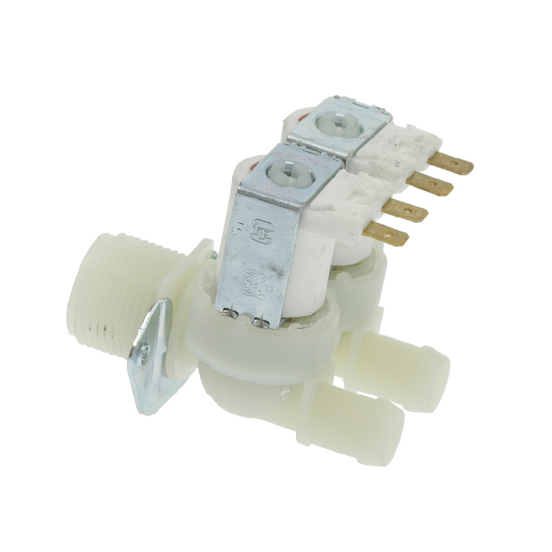 ELECTROVALVULA DOBLE RECTA ENTRADA 3/4 SALIDAS13.5mm