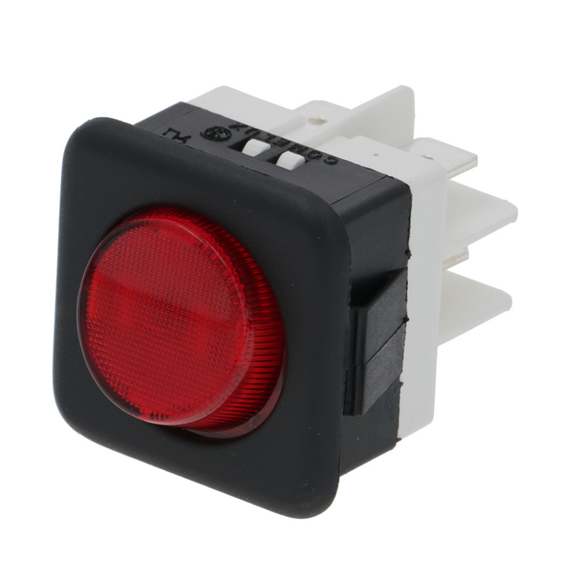 INTERRUPTOR BIPOLAR ROJO 16A 250V (AZKOYEN/JENI)