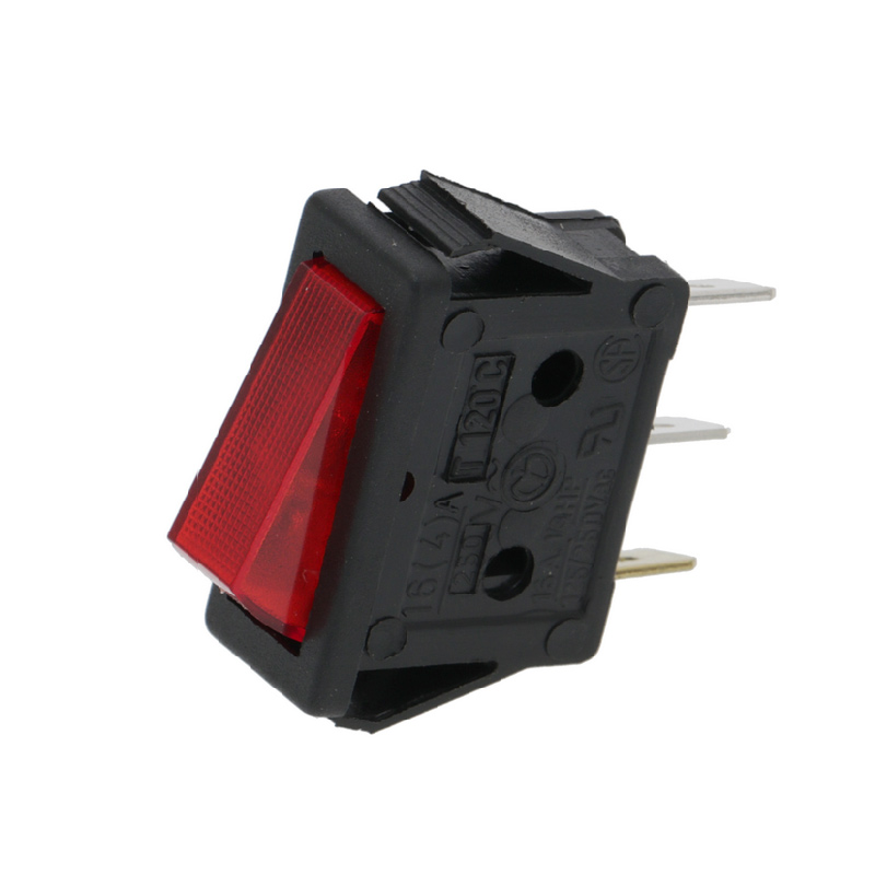 INTERRUPTOR UNIPOLAR ROJO 16A. 250V