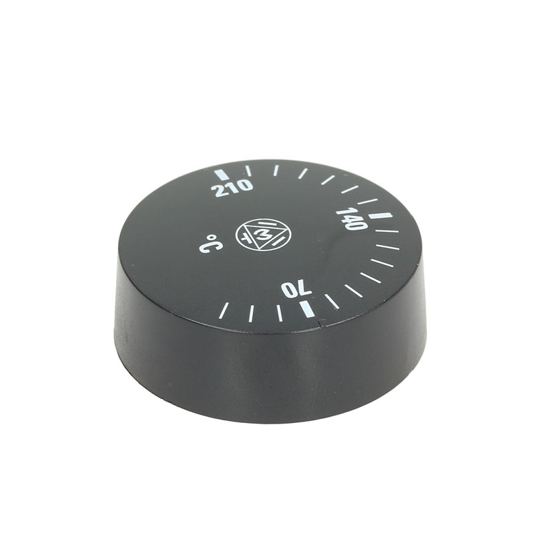 MANDO NEGRO TERMOSTATO DIAMETRO 41mm 0-210°C