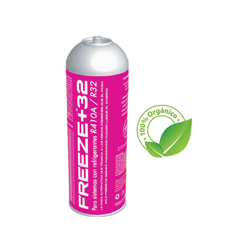 Envase de gas FREEZE+32A 350GR Sustituto del R410a y R32