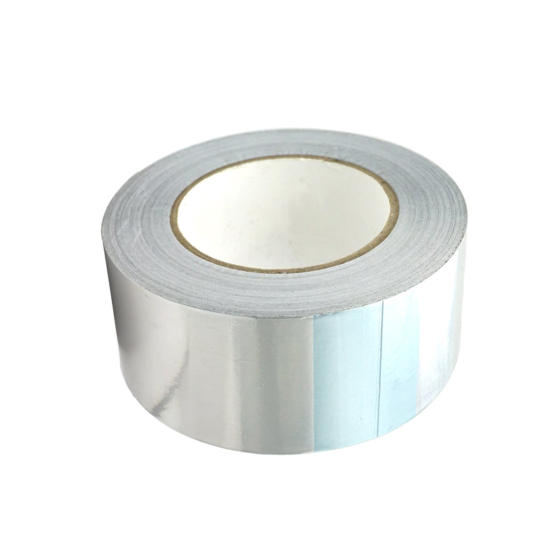 ROLLO CINTA ADHESIVA DE ALUMINIO 75mm X 50m 50 Micras