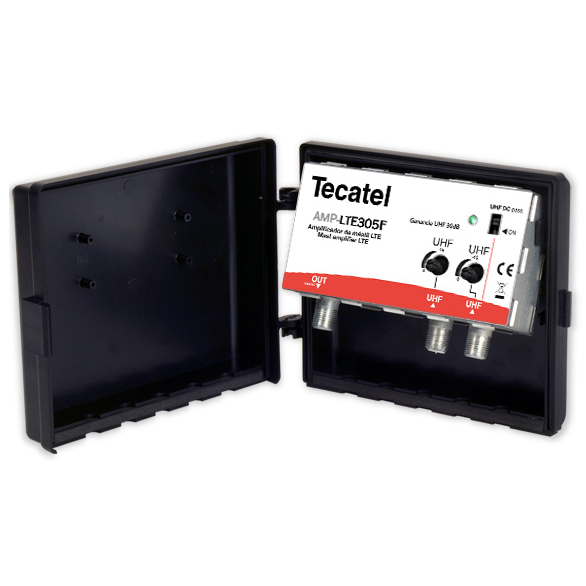 AMPLIFICADOR MASTIL 30dB TECATEL UHF-UHF LTE