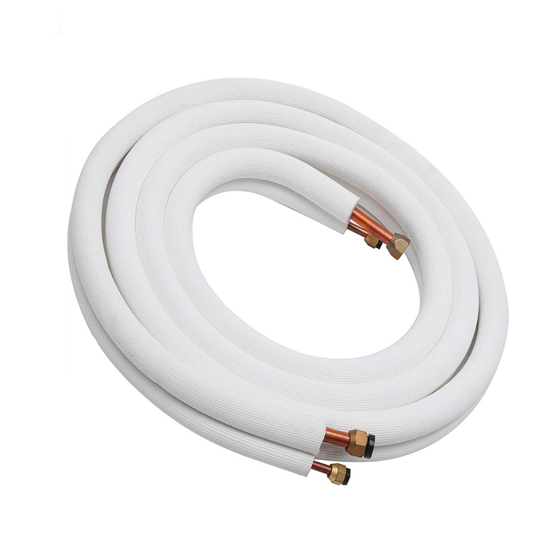 METRO DE COBRE AISLADO AIRE ACONDICIONADO (2.000 Y 3000 FRIGORIAS)  CON ABOCARDADO Y TUERCAS