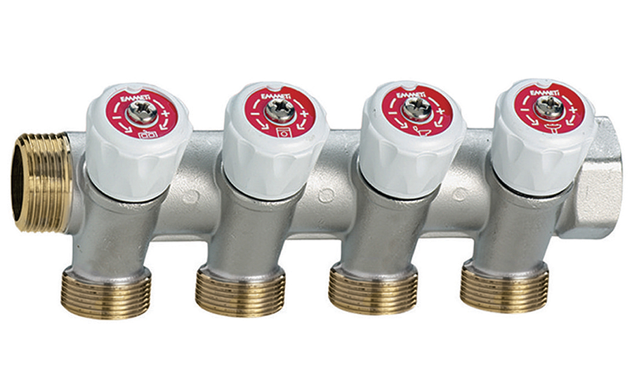 COLECTOR MULTIPLEX  3/4 4 VIAS M