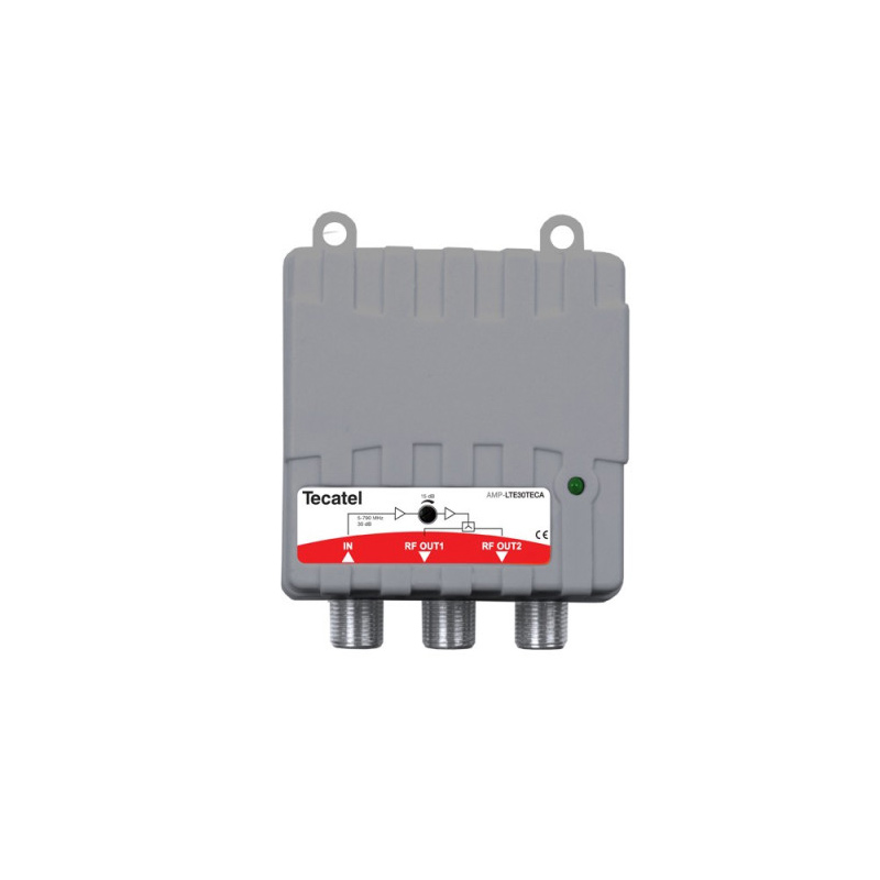 AMPLIFICADOR INTERIOR TV TERRESTRE 30dB 100 dBuV LTE